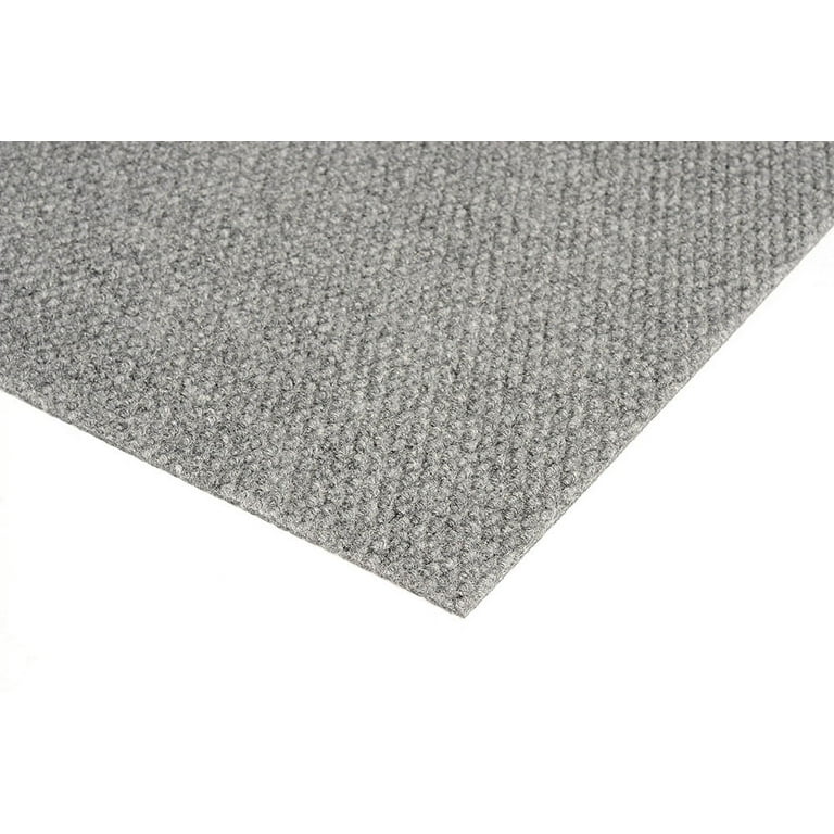 Wallagrass 16-Pack 18-in Black Ice Pattern Peel-and-Stick Carpet Tile Wallagrass 16-Pack 18-in Black Ice Pattern Peel-and-Stick Carpet Tile