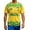 Z10 Yellow, variant on Men's Brazil Soccer T-Shirt Crewneck Short Sleeve Dark Green Retro Crest Graphic Tee Brazilian Flag Top Casual Game Day Fan Gear