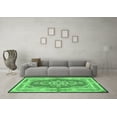 thumbnail image 3 of Ahgly Company Indoor Square Persian Emerald Green Traditional Area Rugs, 4' Square, 3 of 4