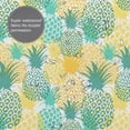 thumbnail image 3 of Fuzoiu Pineapples1 Print Waterproof Shower Curtain 72x72in with Heavy Duty Metal Grommets,Machine Washable Spring Modern Shower Curtains, 3 of 4