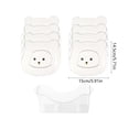 thumbnail image 3 of Plastic Serving Tray Set with 8 Small Plates and Base for Snacks, Desserts, Parties, Dorm or Home Table Storage, 3 of 6