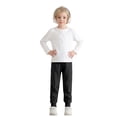 thumbnail image 3 of Resinta 4 Packs Toddler and Boys 100% Cotton Pants Kids Sport Pull on Jogger Pants 2T-6Year, 3 of 9