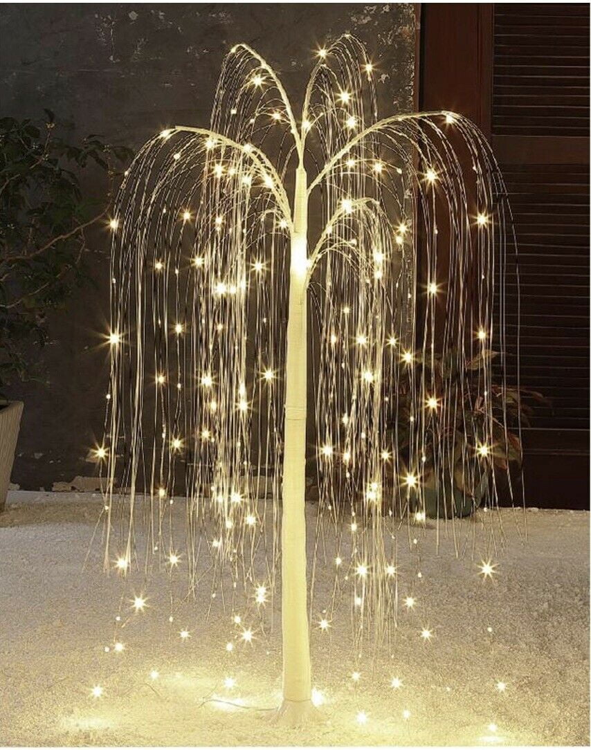 4’ Twinkling LED Willow Tree Indoor/Outdoor Christmas Decoration