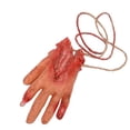 thumbnail image 1 of Halloween decoraciónes Decoración de Halloween aterradora con sangre falsa de látex para brazo, mano, pie, corazón, cerebro, dedo, 1 of 1