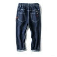 thumbnail image 4 of TBWNWG Boys Jeans Size 10,Boys Regular Straight Fit Jeans Casual Denim Pants Stretch Denim Pants,Size 10-12 Years, 4 of 9