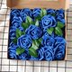 thumbnail image 4 of black Rosas de espuma de flores artificiales con tallos-decoraciones de mesa de fiesta negro, 4 of 5