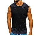 thumbnail image 5 of Débardeur Homme Décontracté Entraînement Physique Course Sport Imprimé Sans Manches T-shirt Mode Basketball, 5 of 5