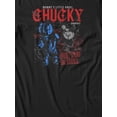 thumbnail image 3 of Chucky Child's Play See You in Hell Short Sleeve T-Shirt for Men (Black, S-XXL), 3 of 4