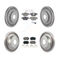 thumbnail image 1 of Transit Auto Front Rear Coated Disc Brake Rotors and Semi-Metallic Pads Kit for Car Volkswagen Tiguan Audi Q3 Quattro Limited KGS-100907, 1 of 11