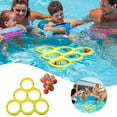 thumbnail image 1 of LEEYNEER Fun Floating Toss Game for Pool Reusable Swimming Pool Rings with 12 Colorful Tossing Balls Portables Pool Floating Targets Game for Adults Teens Beach Pool Parties, 1 of 2