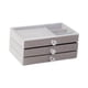 thumbnail image 5 of Caja Organizadora de Joyas Strade Fareast Limited 23,5 x 13,5 x 11 cm Gris, 5 of 8