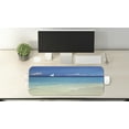 thumbnail image 2 of Nautical Computer Mouse Pad, Exotic Tropic Beach in Philippines Island Horizon Summer Paradise Concept, Rectangle Non-Slip Rubber Mousepad Large, 31" x 12" Gaming Size, Turquoise Cream, by Ambesonne, 2 of 2