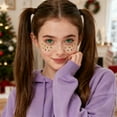 thumbnail image 3 of ERK Festive Freckles Face Stickers Temporary Metallic Makeup Rave Party For Holiday Festiva, 3 of 5