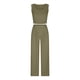 thumbnail image 5 of Puntoco Conjunto De Dos Piezas De Punto para Mujer, Color Sólido, Informal, Sin Mangas, para Yoga, Pierna Ancha, Pantalones Puntoco Puntoco-5767, 5 of 8