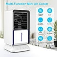 thumbnail image 2 of infray Portable Air Conditioner Fan, Personal Mini Evaporative Air Cooler, Oscillating Space Air Cooler Desk Fan Mist Humidifier with 3 speeds, 2/4/6H Timer for Small Home Room Office Dorm, 2 of 7