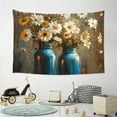 thumbnail image 6 of Gaeub Rustic Daisy Mason Jars Print Tapestry Wall Hanging(60x40 inches),Tapestry Home Decor,Wall Art for Living Room Bedroom Home Decor, 6 of 8