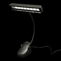 Niceauty Bedside Clip Lamp Black Multi Function LED Reading Light with USB Charging