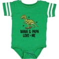 thumbnail image 3 of Inktastic Nana and Papa Love Me Dinosaur Grandson Boys Baby Bodysuit, 3 of 5