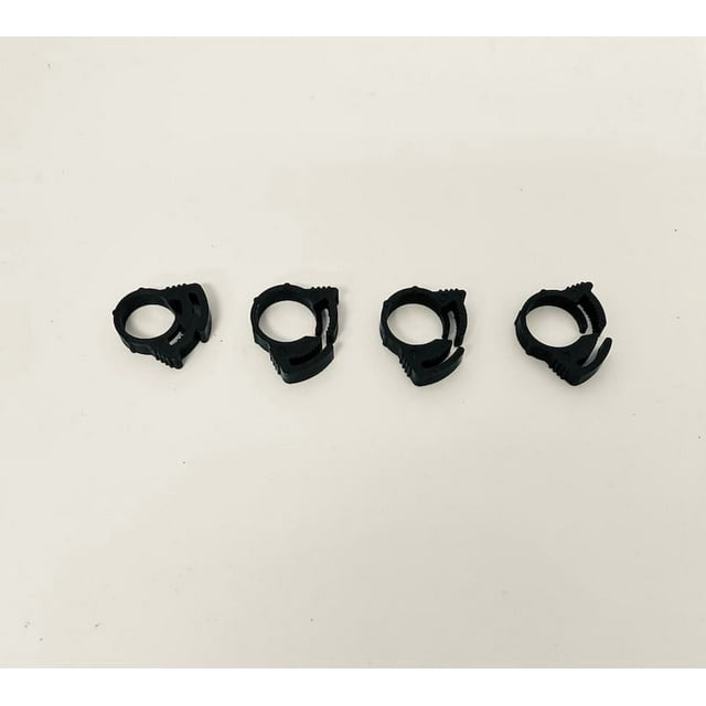 Helix Racing Hose Clamp 111-2224 0.46 Inch To 0.54 Inch Clamping Range; Ratchet Style; Black Nylon; Pack Of 100