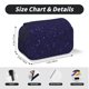 thumbnail image 5 of Disketp Glittering Purple Starfield Estuche de Lápices de Doble Capa con Tapa Abatible y Cremallera, Organizador Escolar para Adolescentes y Adultos, 5 of 7