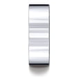 thumbnail image 3 of Mens Platinum, 8.0mm Flat Comfort-Fit Wedding Band (sz 10.5), 3 of 3