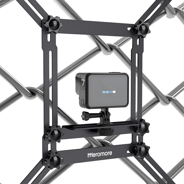 Meromore Fence Mount, Action Camera Aluminum Fence Mount Compatible
