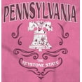 thumbnail image 2 of Cute Pennsylvania Liberty Bell PA Women's Graphic T Shirt Tees Brisco Brands X, 2 of 6