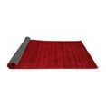 thumbnail image 2 of Ahgly Company Indoor Round Abstract Red Contemporary Area Rugs, 8' Round, 2 of 4