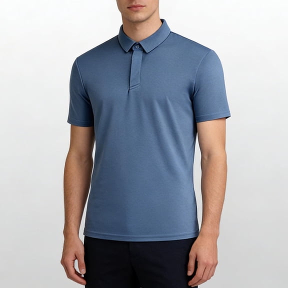 Yaoyar Mens Ultra Soft Bamboo Viscose Polo Lightweight Cooling Short Sleeve Casual Collared Golf Shirt