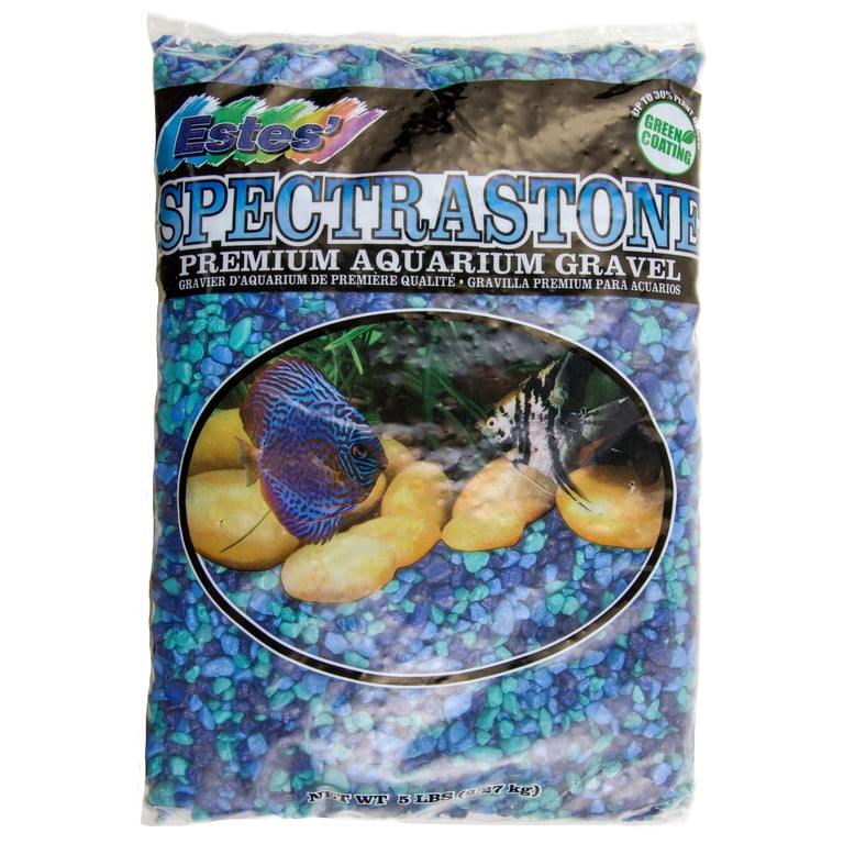 Spectrastone Blue Jean Aquarium Gravel, 5 Lbs photo 1