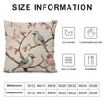 thumbnail image 5 of WERPE Throw Pillow Covers Pillow Case Tree Decorative Bird Pillowcase Square Pillow Cushion Cases for Bedroom Living Room Car White, 5 of 5