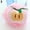 Peach, variant on jiaroswwei Soft Fruit Shape Bath Puff Shower Sponge Body Foam Bubble Net Ball Body Scrub