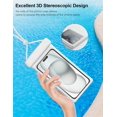 thumbnail image 2 of Funda para teléfono Wellhouse Waterproof IPX8 de 7 pulgadas, paquete de 2 unidades, verde y blanco, 2 of 6
