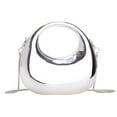 thumbnail image 4 of Women's Chain Crossbody Bag Small Purse Acrylic Metallic Luster Half Moon Party Banquet Women's Bag Luxury Handbag, 4 of 25