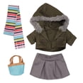 thumbnail image 2 of Style Girls: 18" Doll Outfit - Jacket W/ Scarf - 9 Piece Outfit Set, Baby Doll Dress Up, Doll Accessories, Ages 3+, 2 of 5
