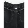 thumbnail image 7 of PureChapter Kids' Denim Trendy Black Washed Jeans Style Perfect for 4-7Y Girls Outdoor, 7 of 7