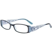 Apple Bottoms AB714A 51 A Women's Rx-able Eyeglass Frames, Black