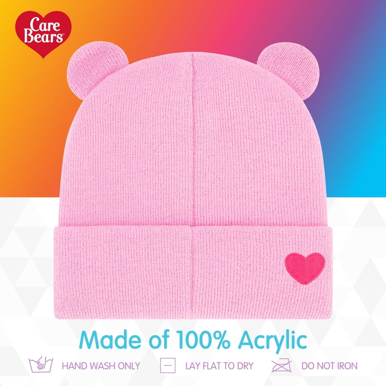 Care Bears Beanie Hat, Cheer Bear Rainbow Winter Knit Cap  display picture 3