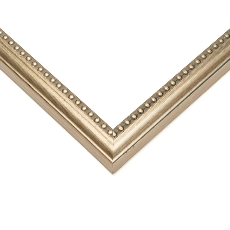 30x30 Frame Silver Real Wood Picture Frame Width 1 inches | Interior Frame  Depth 0.75 inches 