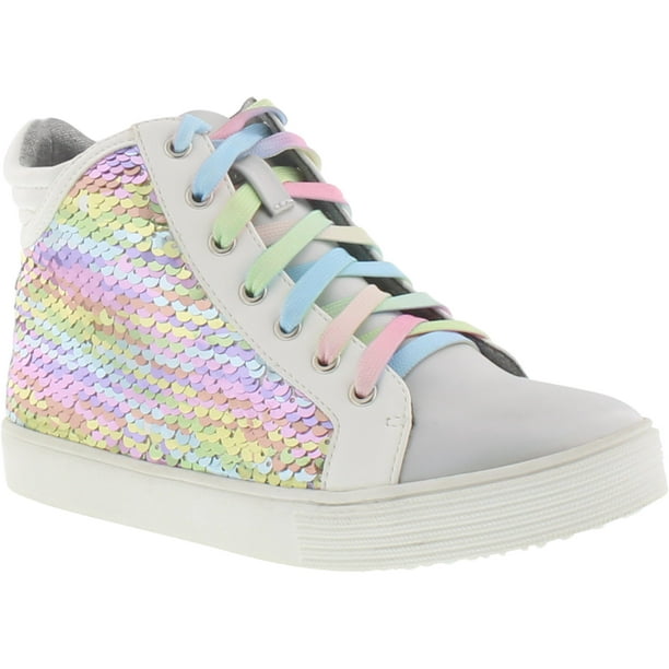 Jessica Simpson Tay Isabelle Pastel Rainbow High-Top Sneakers (Little Girls  & Big Girls) 
