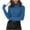 Blue, variant on FAIWAD Womens Turtleneck Sweater Long Sleeve Slim Fitted Ribbed Knit Sweater Casual Solid Color Basic Knitwear