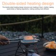 thumbnail image 4 of Detachable Handle Muffin Sandwich Baking Pan Multifunctional Camping Picnic Breakfast Clamp Tray Dual-Sides Sandwich Baking Machine, 4 of 6