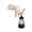 White, variant on Cat Shaped Bookshelf Light Featuring 3D Printed Animal Design, Compact 3.5 Inch Black Table Lamp for Desk Decor Aesthetic and Home Office Accessories, Unique Black Cat Gifts for