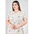 thumbnail image 4 of Vestido maxi floral Roman Fashion /Tallas Extras, 4393 (Hueso) beige 36, 4 of 6