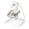 Ingenuity InLighten 5-Speed Baby Swing, Swivel Infant Seat, Nature Sounds, Lights - Nally