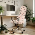 thumbnail image 3 of SCRAWLGOD Pug Dog Love Pink Valentine's Day Office Chair Cover Non-Slip Breathable Seat Covers for Office Chairs with Arms Comfy Universal Rotating Chair Cover, S, 3 of 7