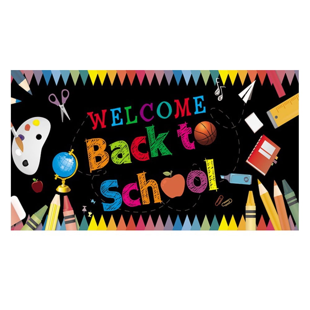 Back to School Banner, First Day of School Backdrop Banner Back to School Party