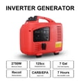 thumbnail image 6 of ARKSEN 2750 Watt Gasoline Portable Generator Gas-Powered 4 Stroke EPA CARB Compliant, 6 of 7
