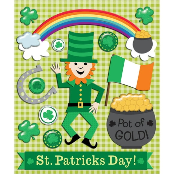 K&Company St Patrick's Day Sticker Medley
