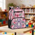 thumbnail image 2 of Jeiento Cute Koala Toddler Backpack for Kids 2-5, 13.5 Inch Preschool Bag for Girls, Lightweight School Backpack with 2 Front Pockets, Pink, 2 of 7